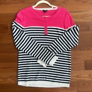 Talbots 5 button lightweight cotton sweater